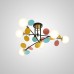 Потолочная люстра Light of MATISSE B D120 Black Multicolor ImperiumLoft