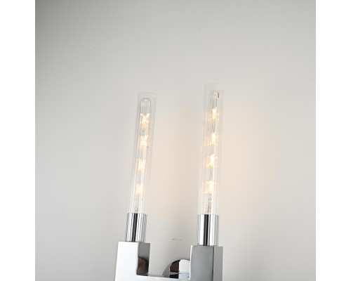 Бра CANELLE wall lamp DOUBLE Sconces Chrome ImperiumLoft