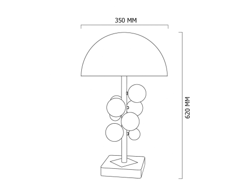 Настольная лампа Globo Table Lamp ImperiumLoft