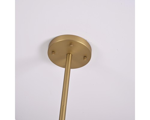 Люстра на штанге Jorgenson D85 White/Dark wood ImperiumLoft