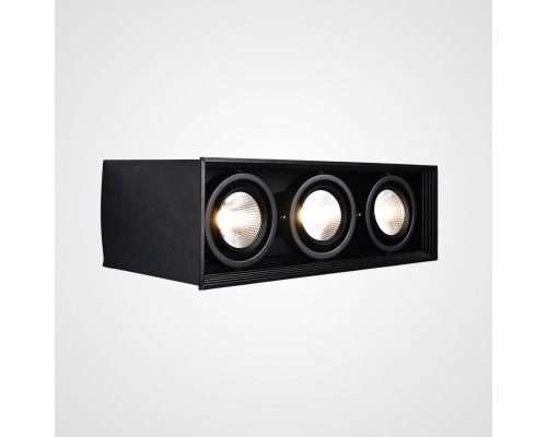 Встраиваемый светодиодный светильник LUMO L3 Black 4000 ImperiumLoft