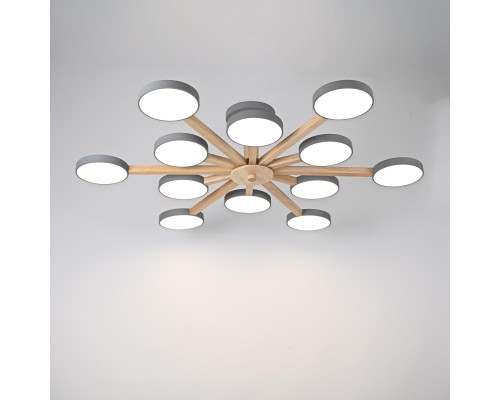 Потолочная люстра TURNA L12 Grey