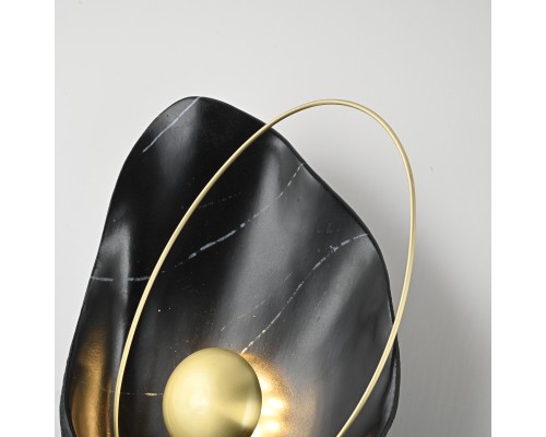 Настенный светильник CLAM Черный мрамор