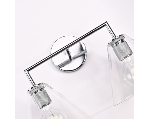 Бра RH Utilitaire Funnel Shade Double Sconce Silver