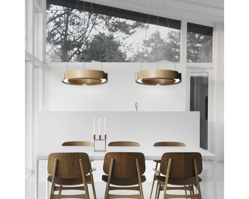 Подвесной светильник RANGE 1 D55 Black walnut