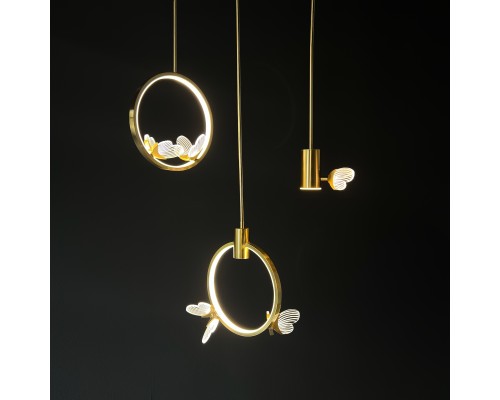 Подвесной светильник BABETTA RING 1 brass 4000К