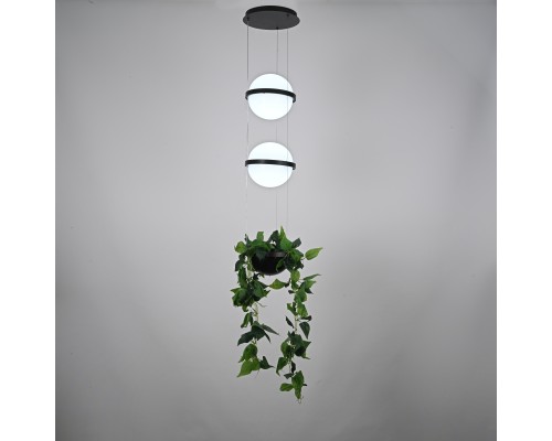 Подвесной светильник PALMA Wall lamp 2 шара + 1 вазон