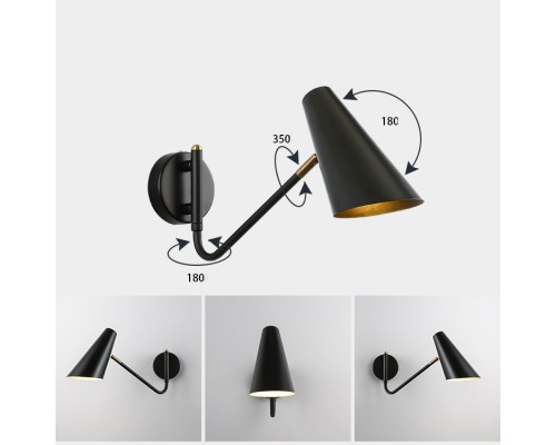 Настенный светильник NATI Black Brass