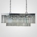 Подвесная люстра RH 1920S ODEON CLEAR GLASS FRINGE chrome