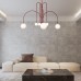 Люстра на штанге DAY L6 D75 Red ImperiumLoft