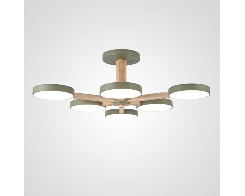 Потолочная люстра TURNA L6 Khaki