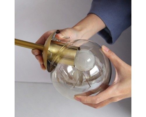 Люстра на штанге GAP золото ImperiumLoft