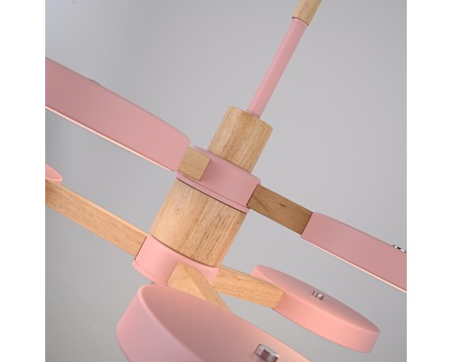 Люстра на штанге TURNA DBL L6 Pink