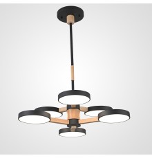 Люстра на штанге TURNA DBL L6 Black ImperiumLoft