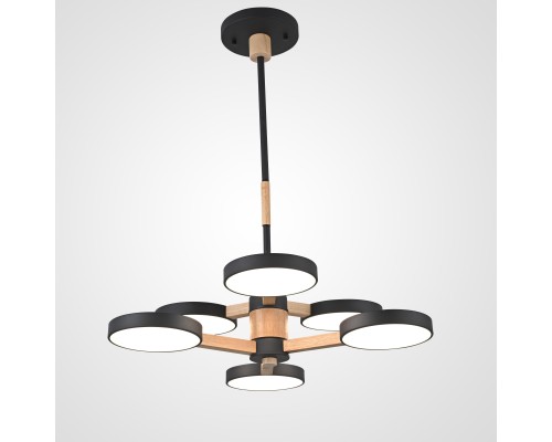 Люстра на штанге TURNA DBL L6 Black