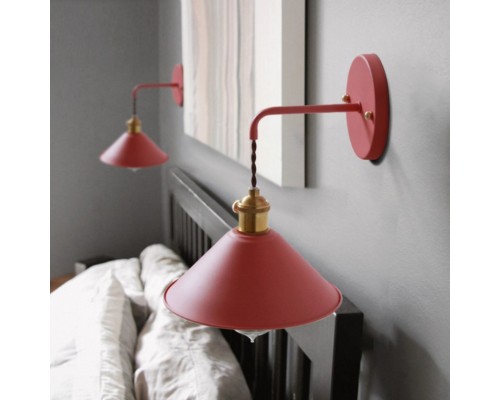 Бра с подвесным плафоном BRAID WALL Pink