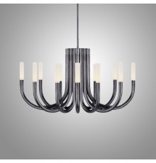 Люстра на штанге LAURA D100 Black ImperiumLoft