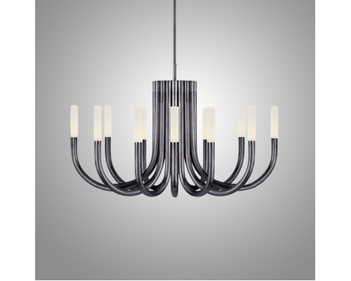 Люстра на штанге LAURA D100 Black ImperiumLoft