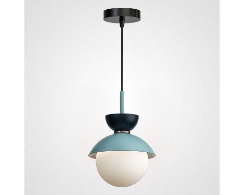 Подвесной светильник POMPON Черный - Голубой