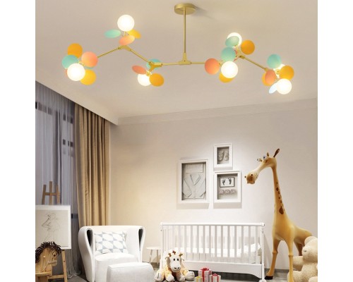 Люстра на штанге Light of MATISSE M L120 Multicolored ImperiumLoft