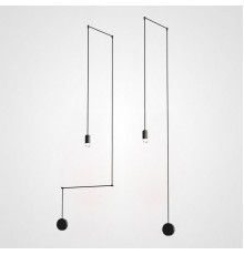 Подвесной светильник VIA Wireflow polyhedral 0347 Free-Form pendant lamp ImperiumLoft