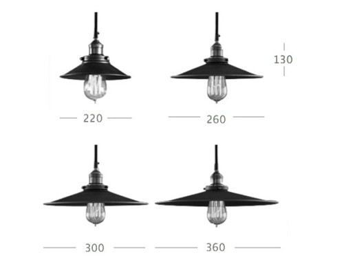 Подвесной светильник Loft Cone Pendant 36