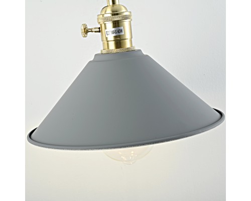 Бра с подвесным плафоном BRAID WALL Gray