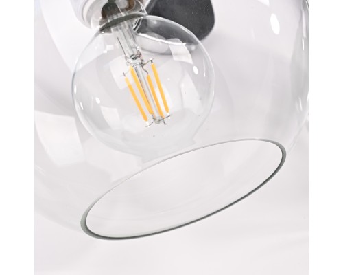 Бра RH Utilitaire Globe Shade Double Sconce Silver