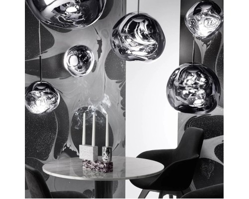 Подвесной светильник Tom Dixon Melt Pendant Silver D38 ImperiumLoft