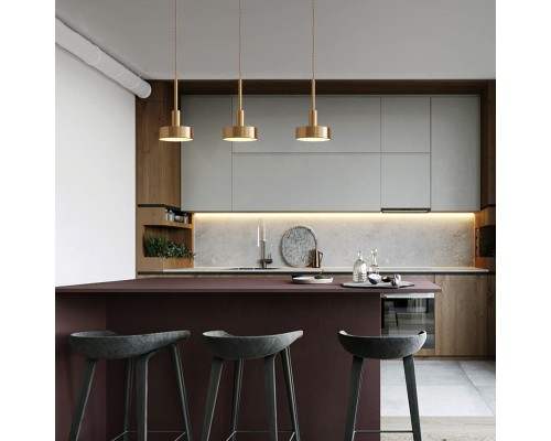 Подвесной светильник TENN ONE brass ImperiumLoft