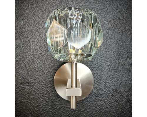 Бра Boule de Cristal Single Sconce Никель ImperiumLoft