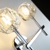 Бра  Boule de Cristal Double Sconce Chrome ImperiumLoft