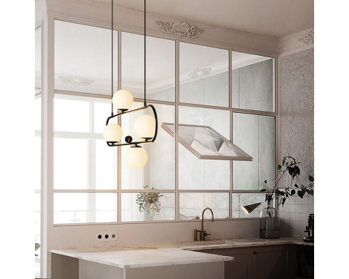 Подвесной реечный светильник HOOP L90 Bronze