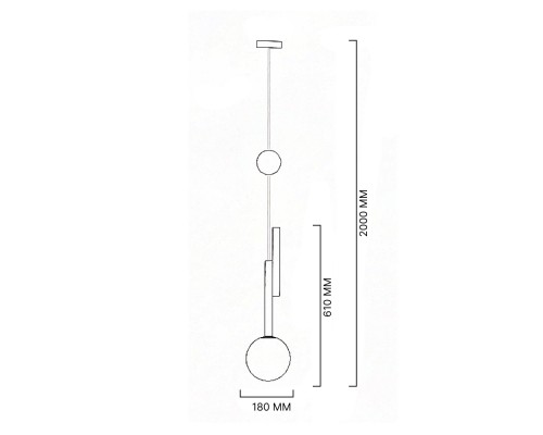 Подвесной светильник PANSY D18 Gold ImperiumLoft