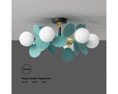 Потолочная люстра Light of MATISSE BLUE D55 ImperiumLoft