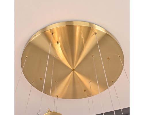 Дизайнерская подвесная люстра ЛУНА lighting collection D70 ImperiumLoft