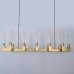 Люстра на штанге CANELLE Linear Chandelier 12 Modern Brass