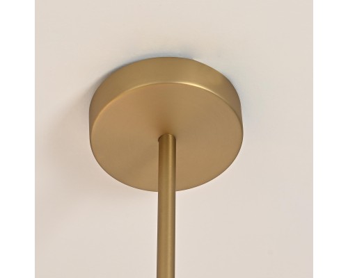 Люстра на штанге CANELLE Linear Chandelier 12 Modern Brass