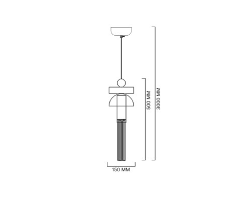 Подвесной светильник PLEIADES B