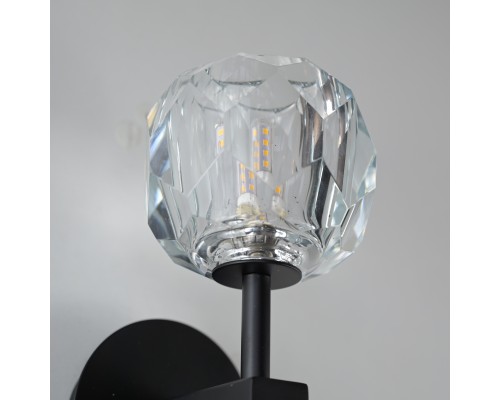 Бра Boule de Cristal Single Sconce Black ImperiumLoft