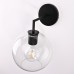 Бра RH Utilitaire Globe Shade Single Sconce Black