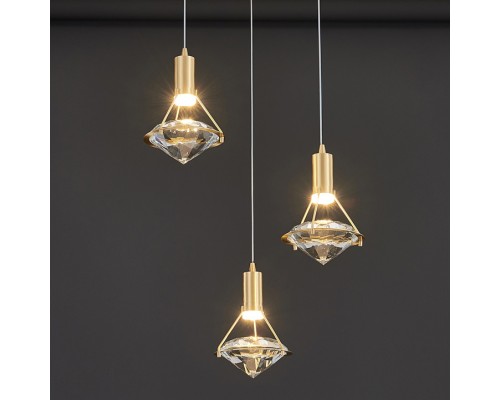 Подвесной светильник GLASGOW brass