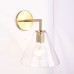 Бра RH Utilitaire Funnel Shade Single Sconce Brass