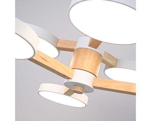 Люстра на штанге TURNA DBL L6 White ImperiumLoft