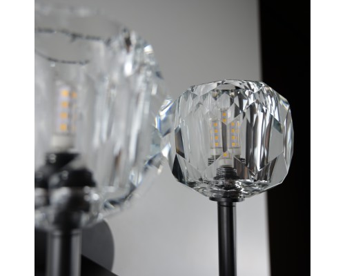 Бра Boule de Cristal Double Sconce Brass Черный