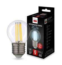 Светодиодная лампа E27 мощность 6W 4200K Transparent от ImperiumLoft ImperiumLoft