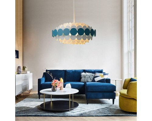 Люстра на штанге ASOLA D40 Black by ImperiumLoft