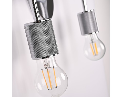 Бра RH Utilitaire Double Sconce Silver