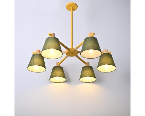 Люстра на штанге NATURA A GREEN 6