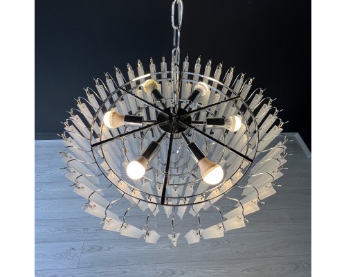 Подвесная люстра Eich Chandelier Nova 9 D65 nickel